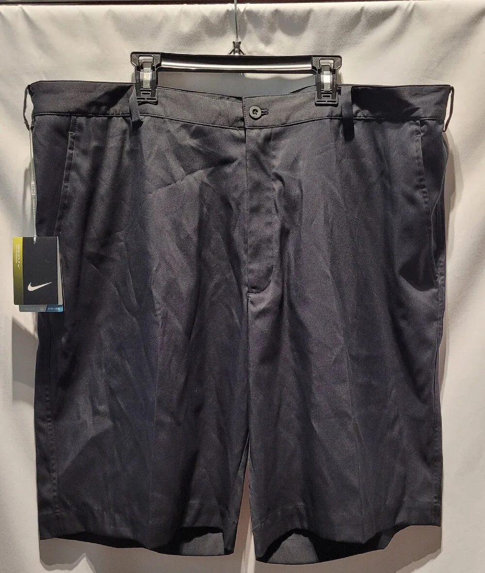 Nike Dri Fit PGA Tiger Woods Golf Tour Shorts 330239 Mens Size 40 NWT Black